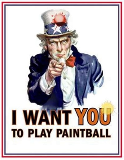 Reserve your spot in the paintball team of The Gathering