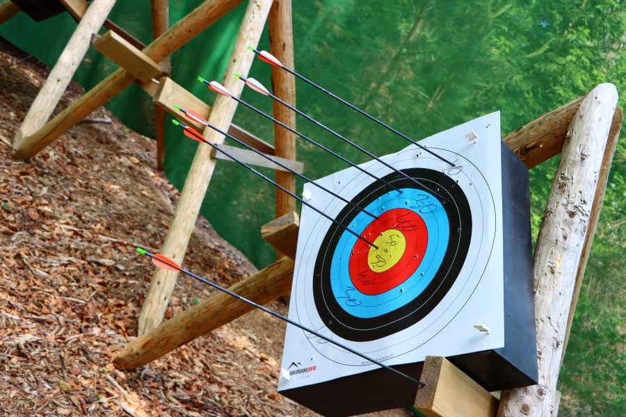 Archery bushcraft at The Gathering