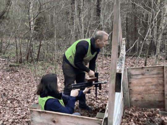 Lasershoot4life for De Warmste Week at The Gathering paintball lasershoot bushcraft Schiplaken