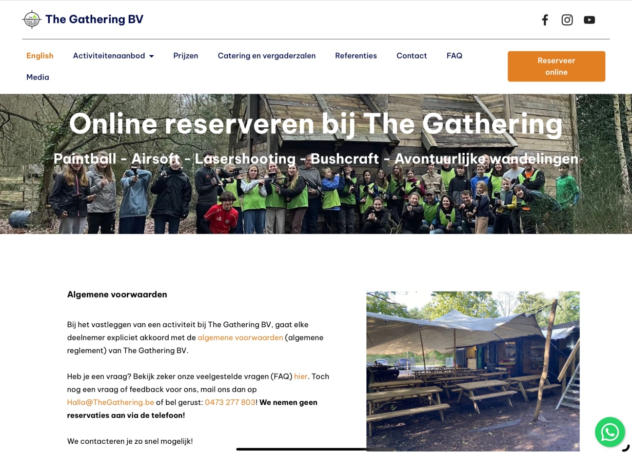 Reserveren bij The Gathering