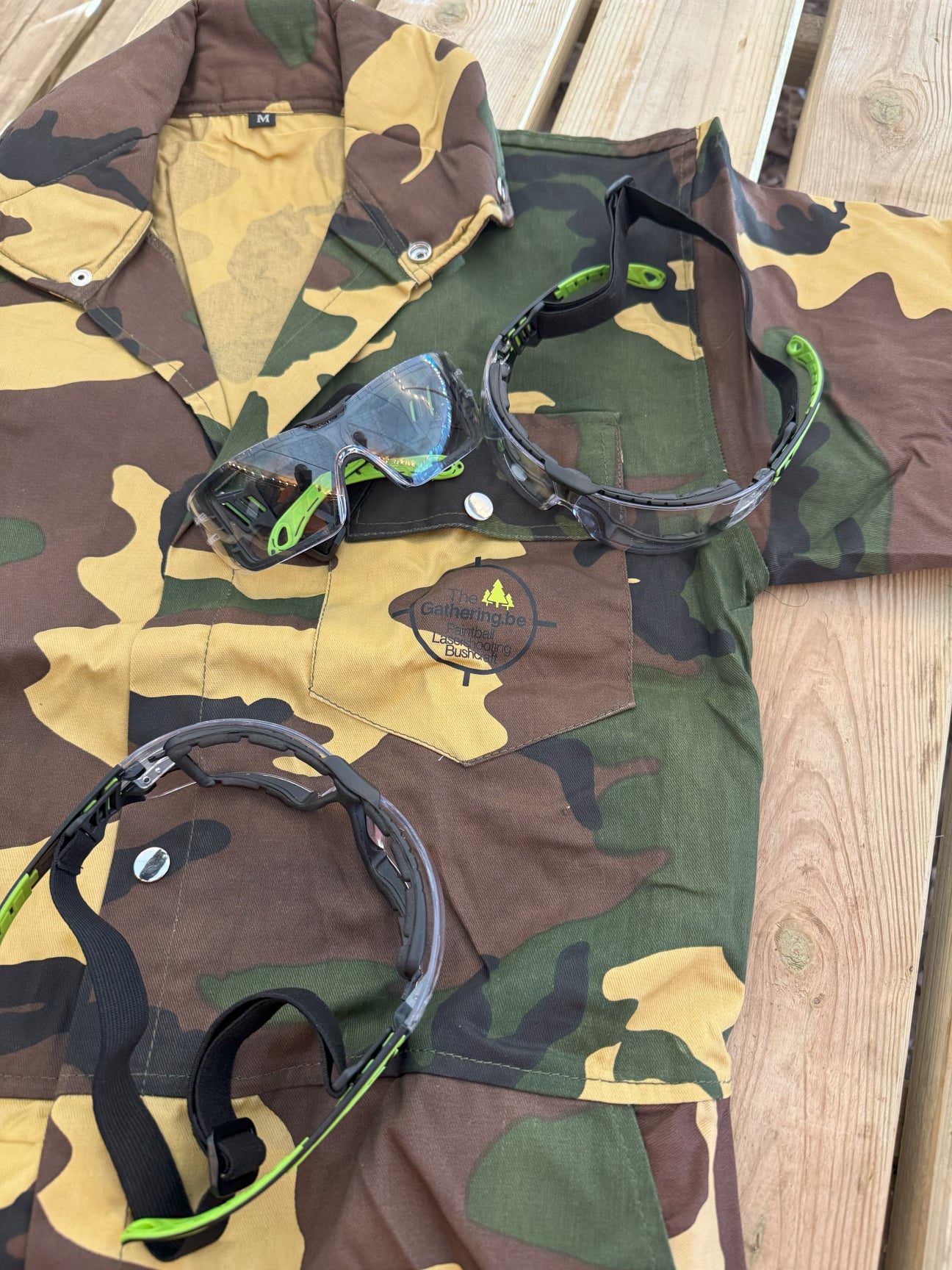 Veiligheidsbrillen met strap te koop - Airsoft - Paintball bij The Gathering.be