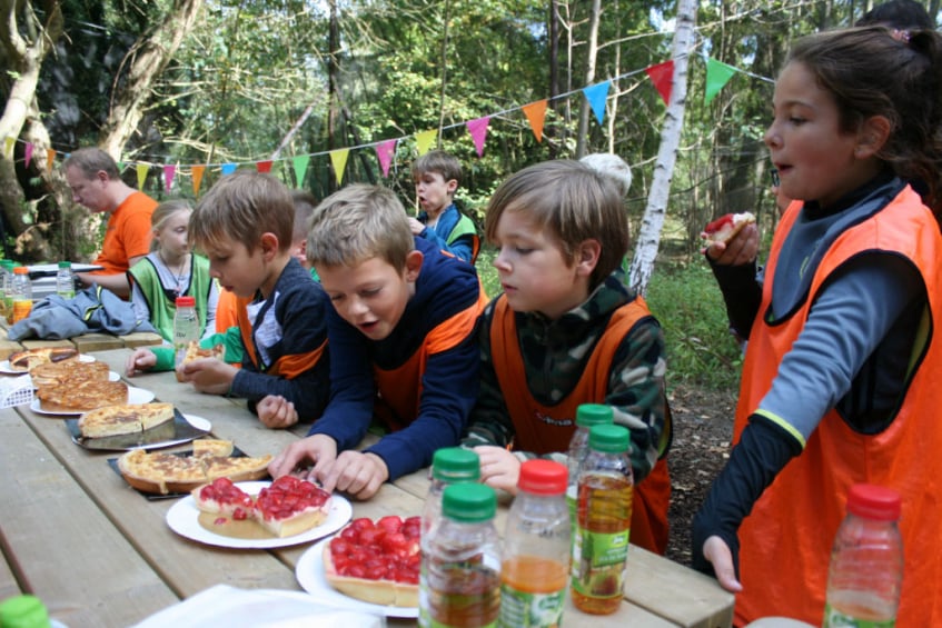 Birthday Party at The Gathering for paintball lasershooting and bushcraft